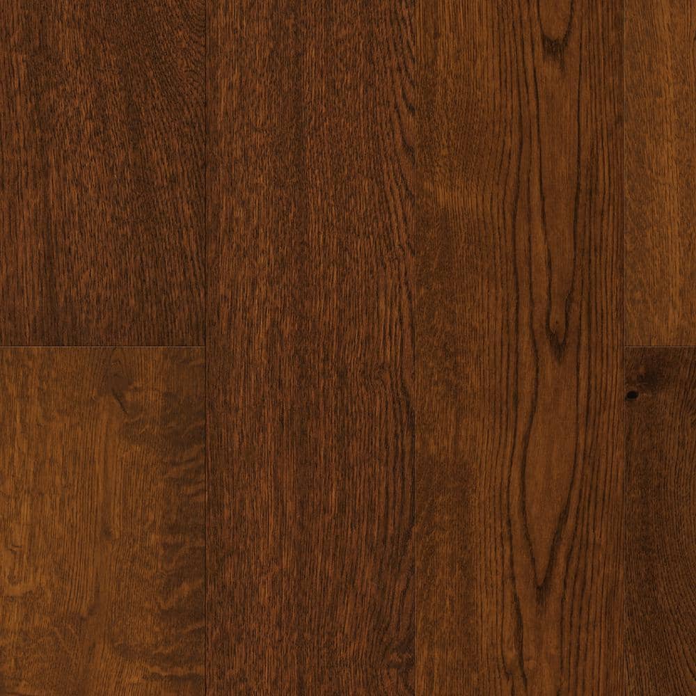 Mount Shuksan Oak 0.28 in. T x 6.5 in. W Waterproof Engineered Hardwood Flooring (21.8 sq. ft./case) - Hercitys