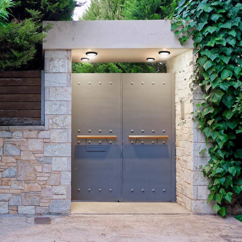 Ultra Slim Luxurious Edge-Lit 6.5 in. Round White 4000K LED Easy Installation Ceiling Light Flush Mount (1-Pack) - Hercitys