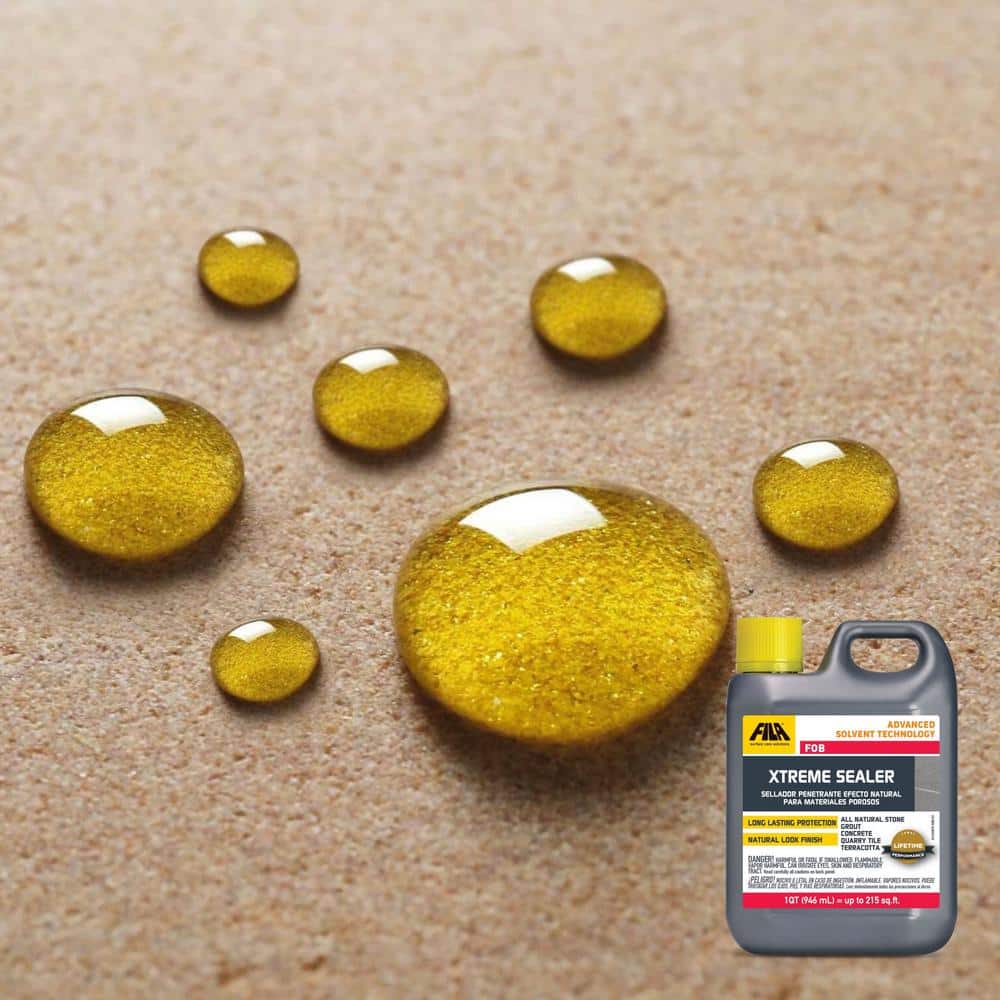 Fob 1 Qt. Natural Look Porous Stone Sealer - Hercitys