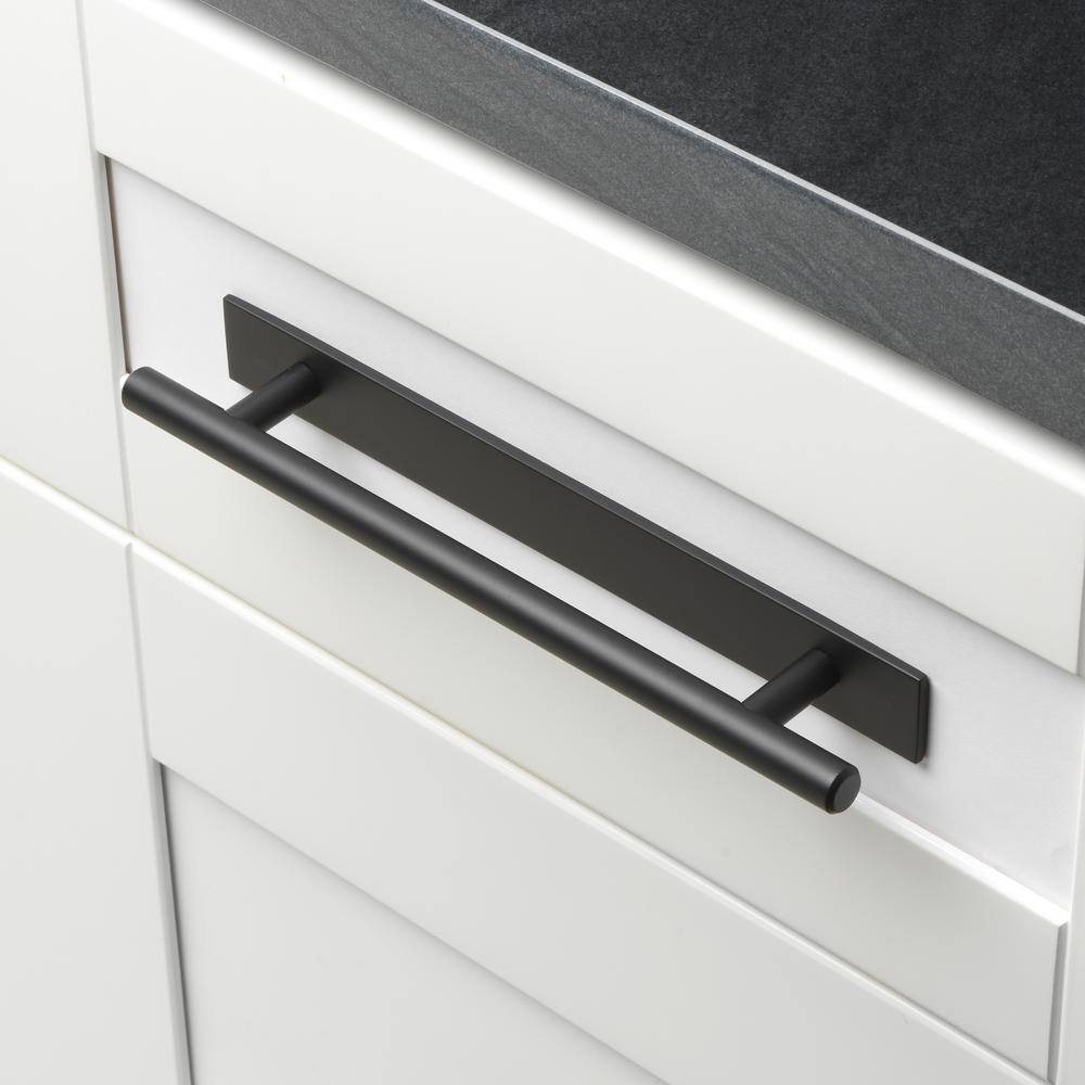 9 in. Squared Cabinet Backplate 6-1/4 in. Center to Center, 9342-160-MB - Hercitys