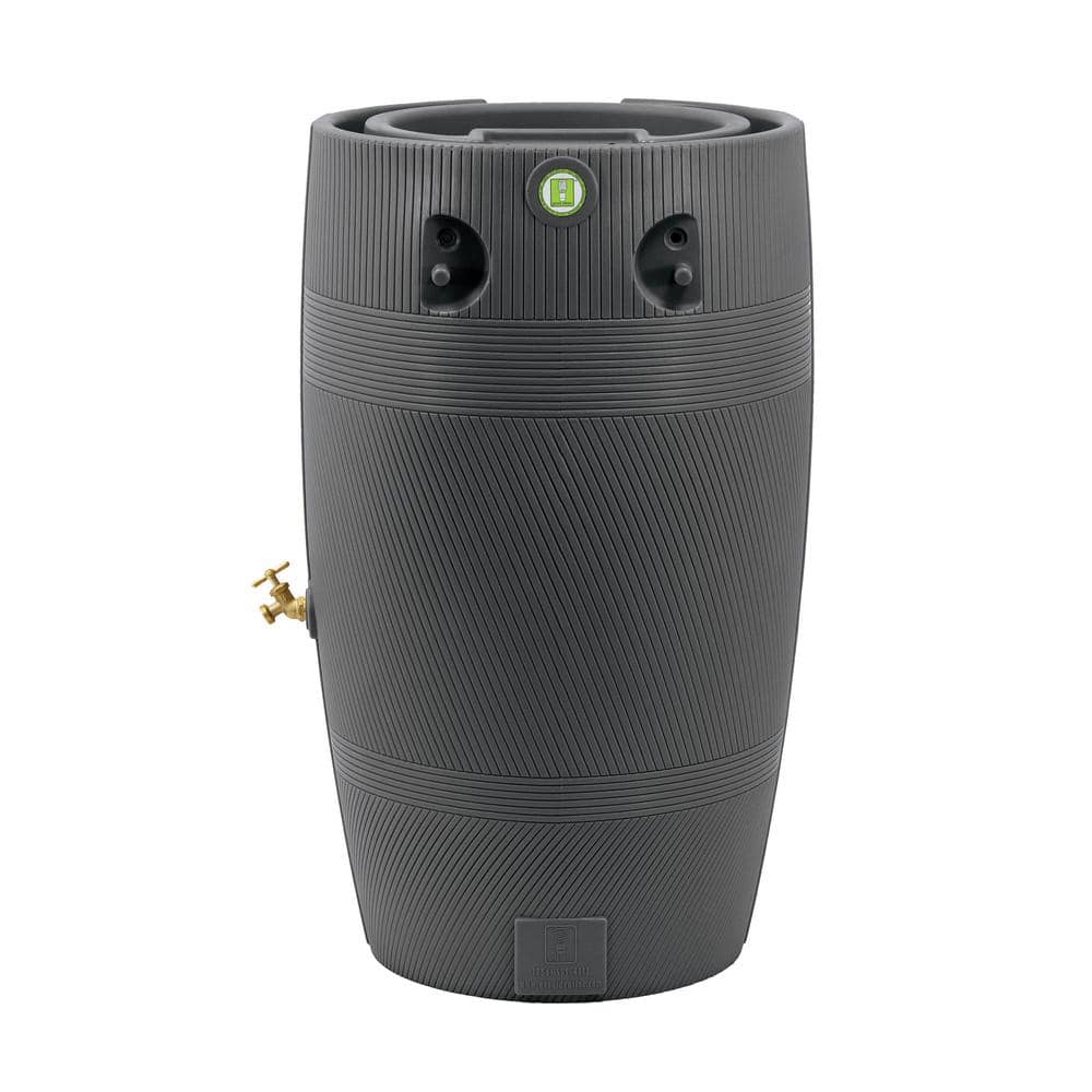 Impressions Havana 50 Gal. Dark Granite Rain Barrel - Hercitys