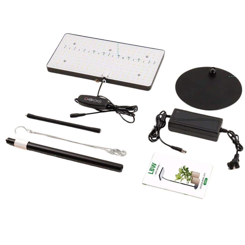 Full Spectrum Grow Lights for Indoor Plants Lamp with 214 LEDs, Timer 4/8/12H, 6 Dimmable Levels, Height Adjustable - Hercitys