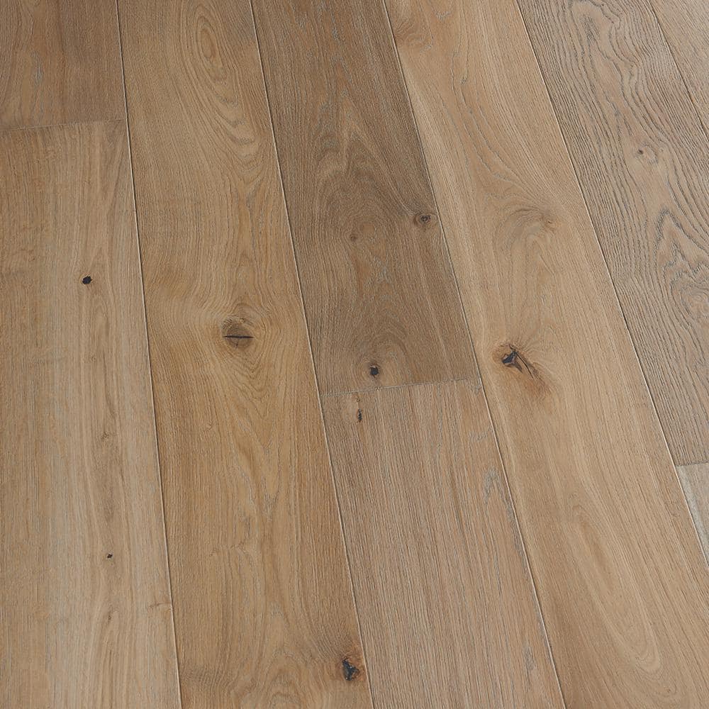 Roosevelt French Oak 1/2 in. T x 7.5 in. W Tongue & Groove Wirebrushed Engineered Hardwood Flooring (23.3 sq. ft./case) - Hercitys