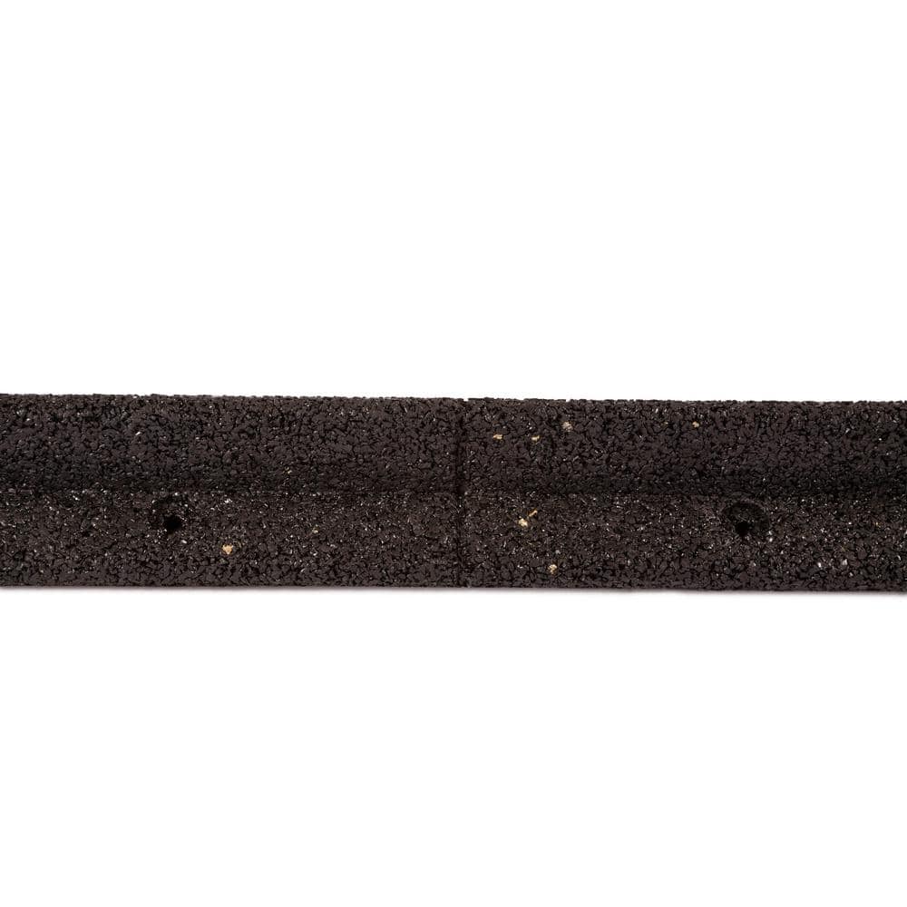 EcoBorder 4 ft. Black Rubber Landscape Edging (6-Pack) - Hercitys