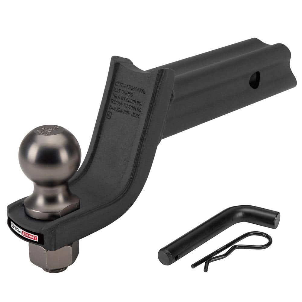 BAJA 5,000 lb. X-Mount Starter Kit, 3-1/4 in. Drop x 2 in. Rise x 1 in. Shank Hitch Mount, 2 in. Ball, 5/8 in. Hitch Pin - Hercitys