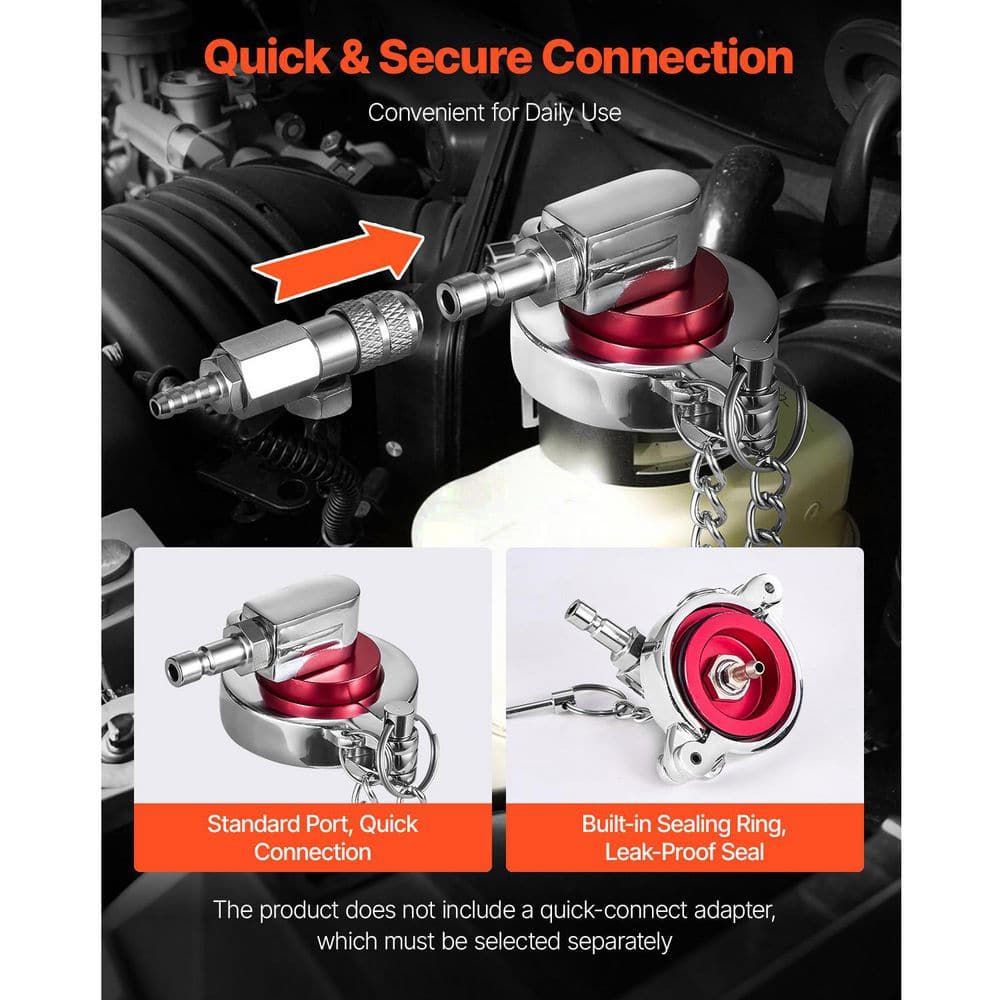 Brake Master Bleeder Kit,12 Pcs, Professional Brake Bleeder Adapter Set with Kit & Handle, Durable Brake Bleeder Adapter - Hercitys