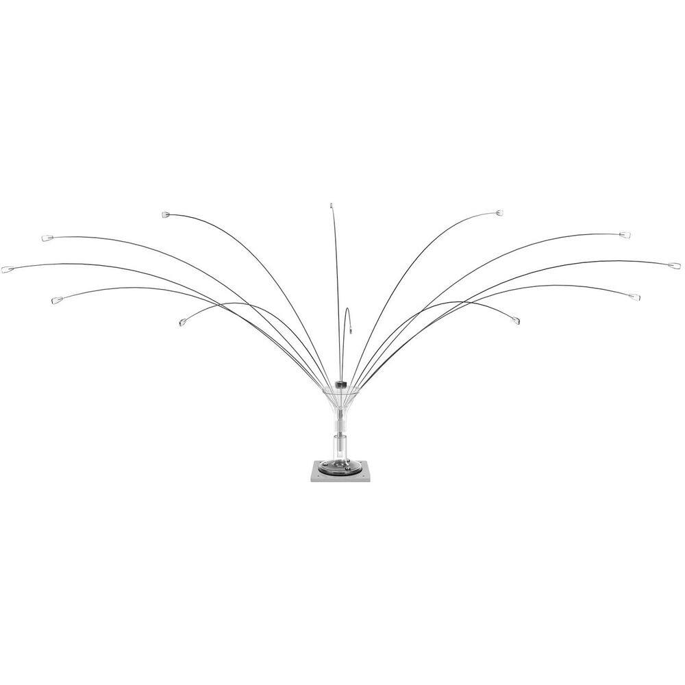 Stainless Steel Bird Deterrent with PVC Base, 4 ft. Efficient Bird Repellent for Birds and Seagulls - Hercitys