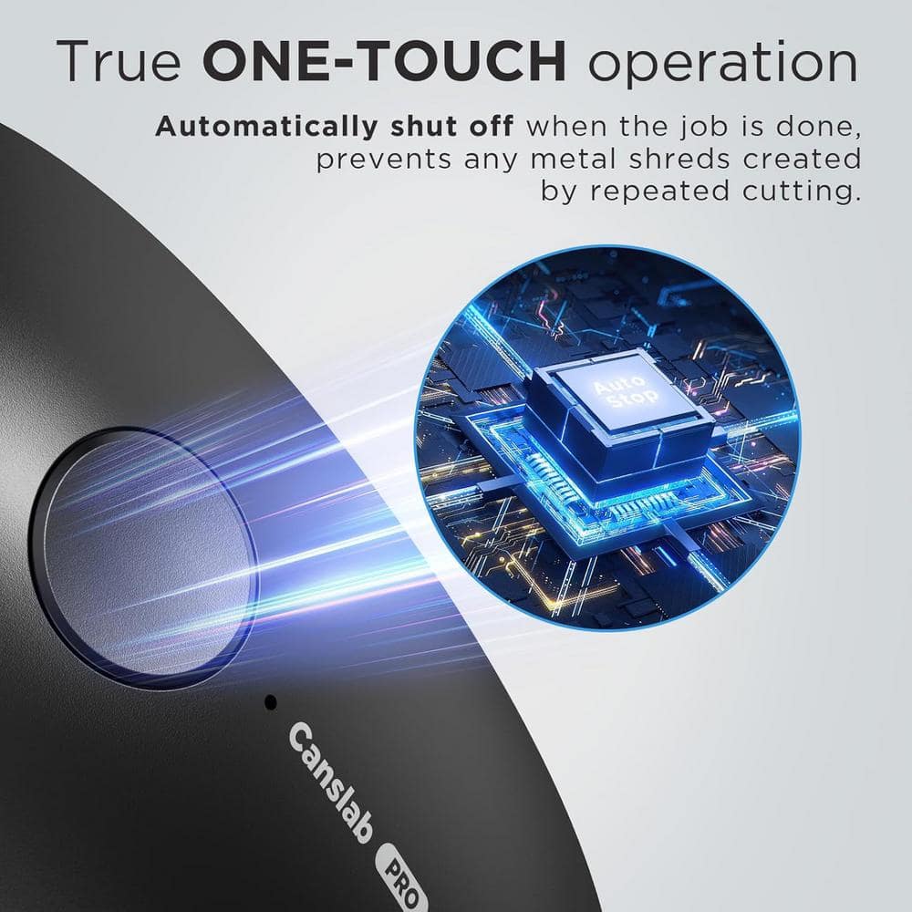 Rechargeable Electric Can Opener for Kitchen-Ultrablade PRO Auto Stop, 1-Touch Side Cut Smooth Edge, Portable - Hercitys