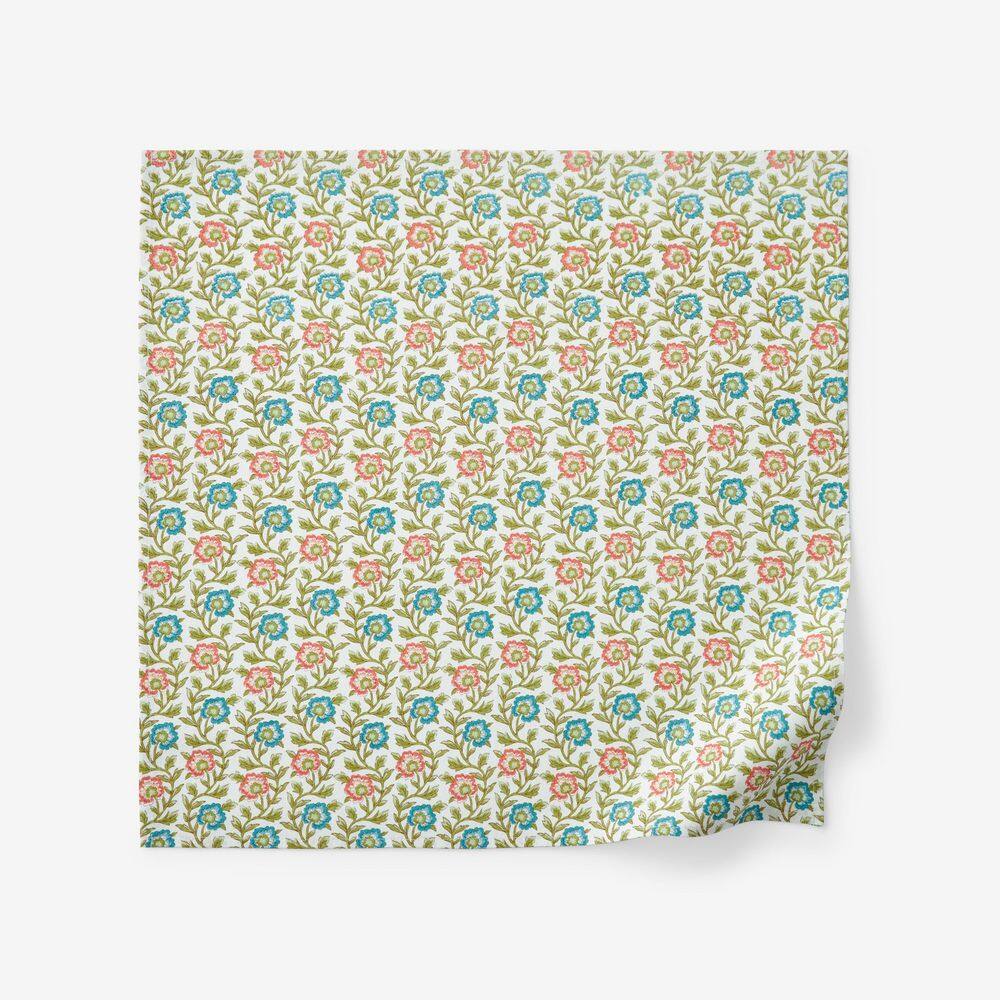 Company Cotton Spring Birds 19 in. W x 19 in. H Green Napkin (Set of 4) - Hercitys