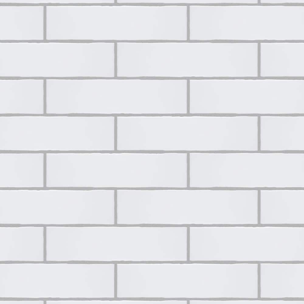 Castillo White 3 in. x 12 in. Ceramic Wall Tile (5.72 sq. ft./Case) - Hercitys