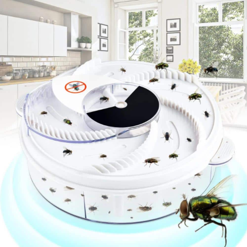 USB Indoor Fly Trap with Automatic Pest Catcher Fly Killer Fly Trap Fixture Insect Pest Reject Control 1-Pack - Hercitys