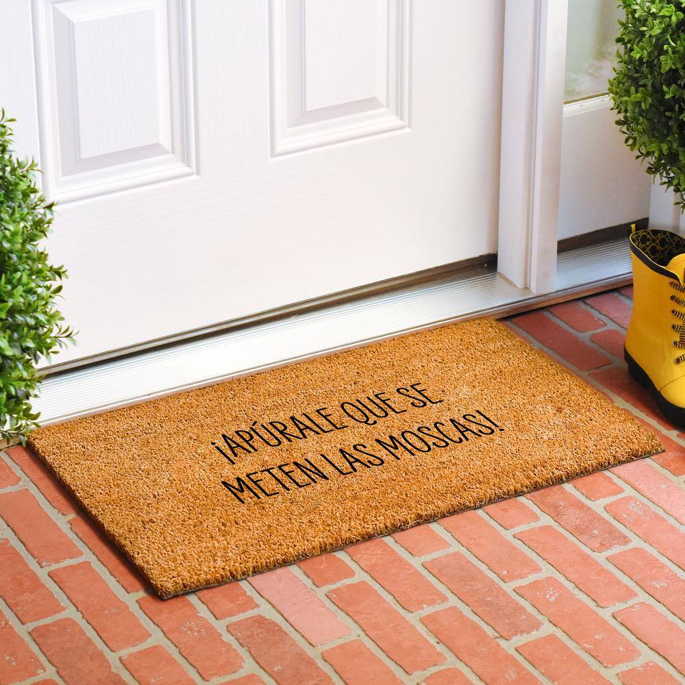 Apurale que se meten las moscas Doormat 17″ x 29″ - Hercitys