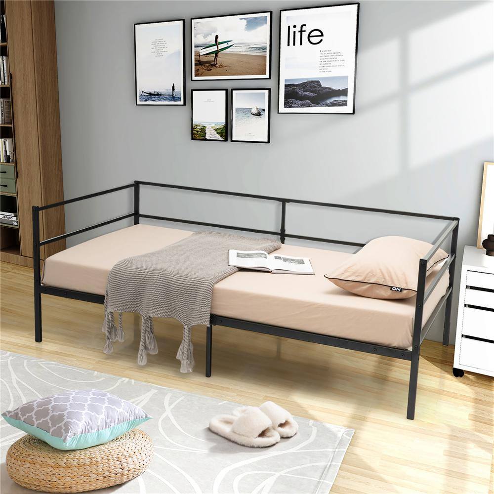 Black Sofa Bed Frame (1-Pack) - Hercitys