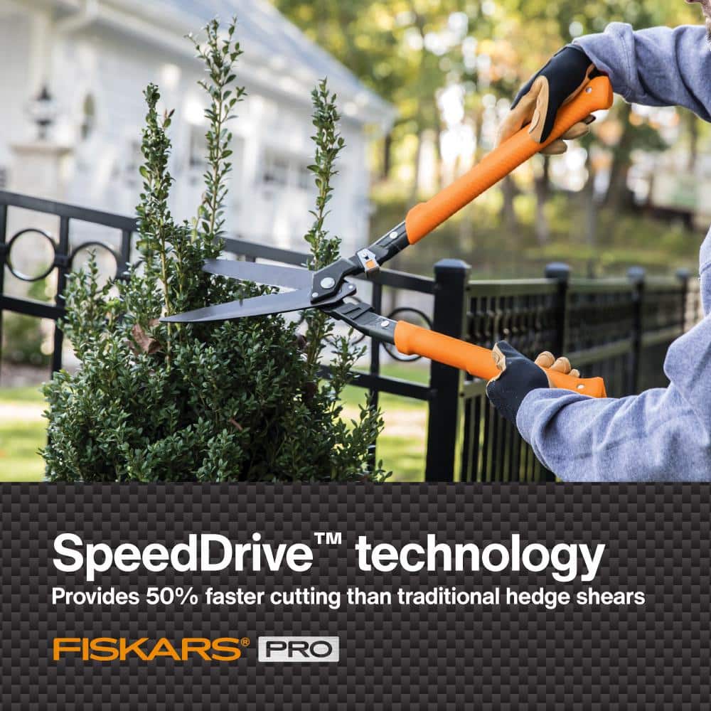 Pro 9 in. Steel High Carbon Blades Aluminum Handled Hedge Shears - Hercitys