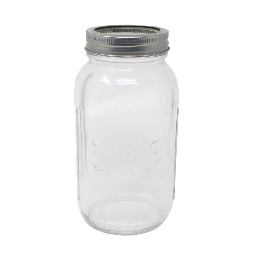 Quart Glass Canning Jar and lids 2 packs of 12 pack - Hercitys