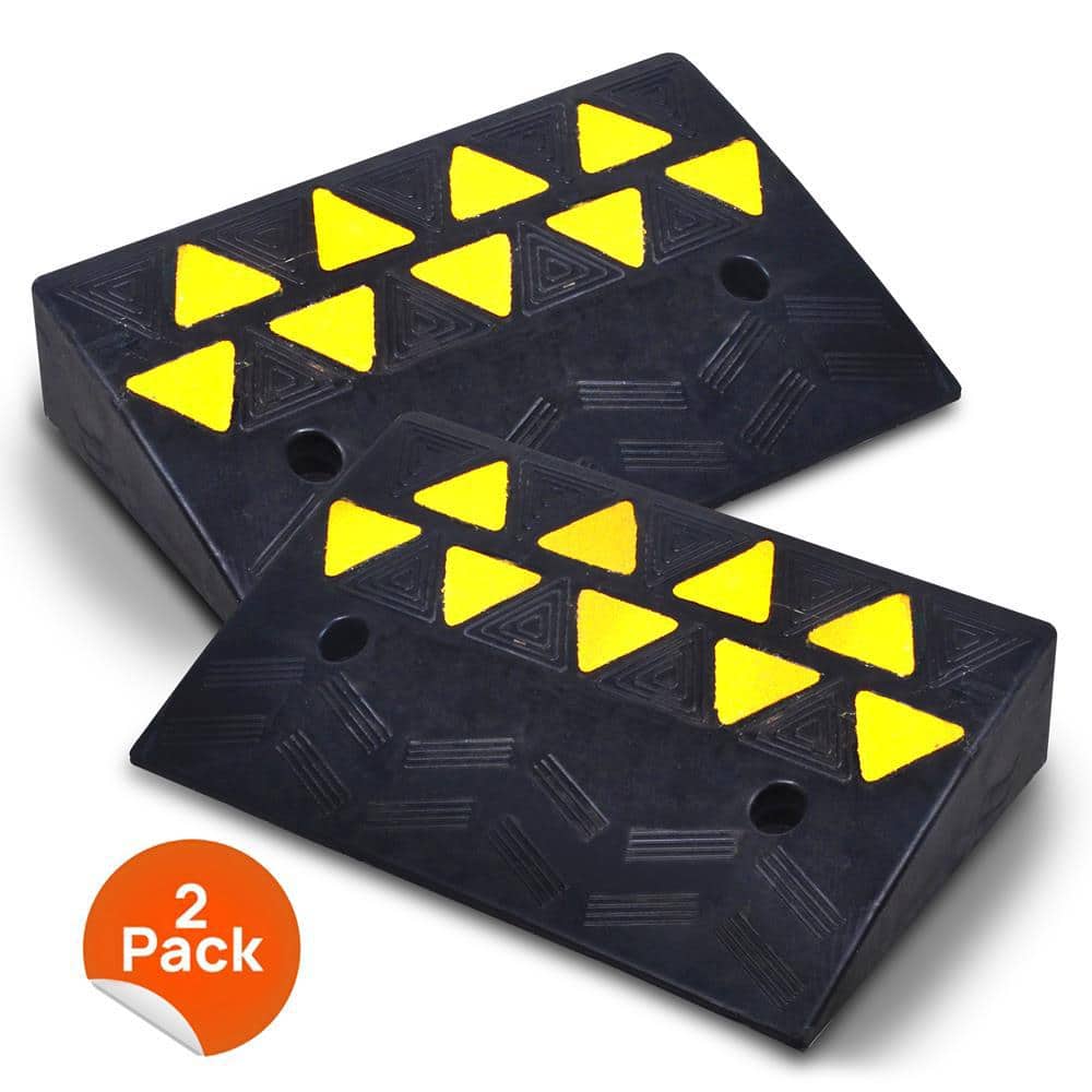 Car/Truck Curb Ramps Vehicle Curb-Side Bridge Kit (Pair) - Hercitys