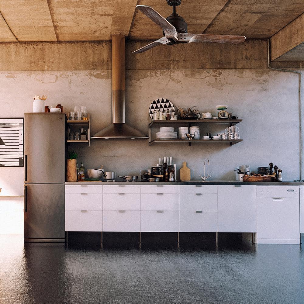 Chasewood 54 in. Indoor/Outdoor Roasted Java Ceiling Fan with Remote Control - Hercitys