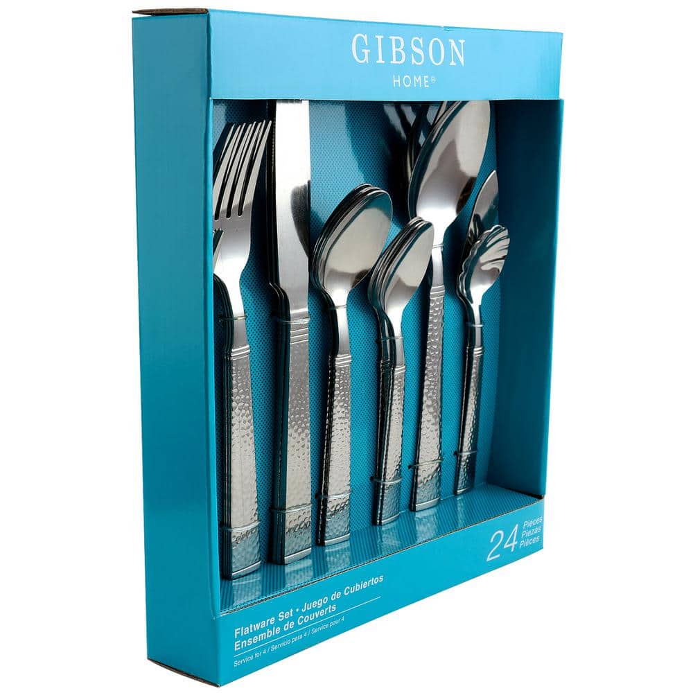 Prato 24-Piece Stainless Steel Flatware Set (Service for 4) - Hercitys