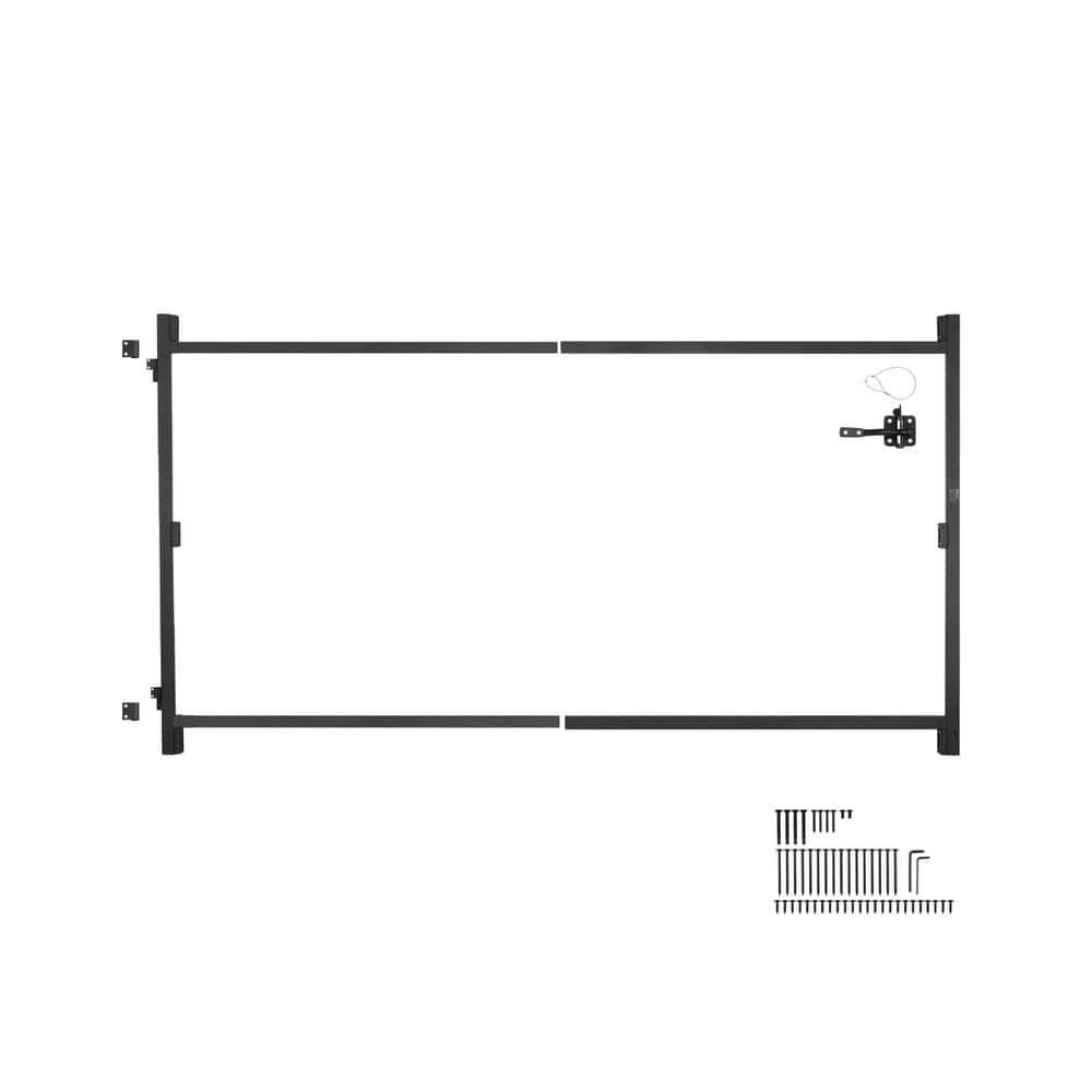 Gate Building Kit, Fits 60 to 96 in. Wide Openings, Up from 4 to 5ft. High Fence, Adjustable Gate Building Kit, Anti Sag - Hercitys