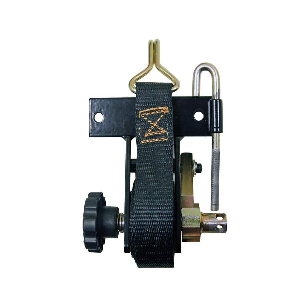 Ladder Rack Ratchet Tie Down Angle Mount With Double J Hooks, Set of 2 Straps - Hercitys