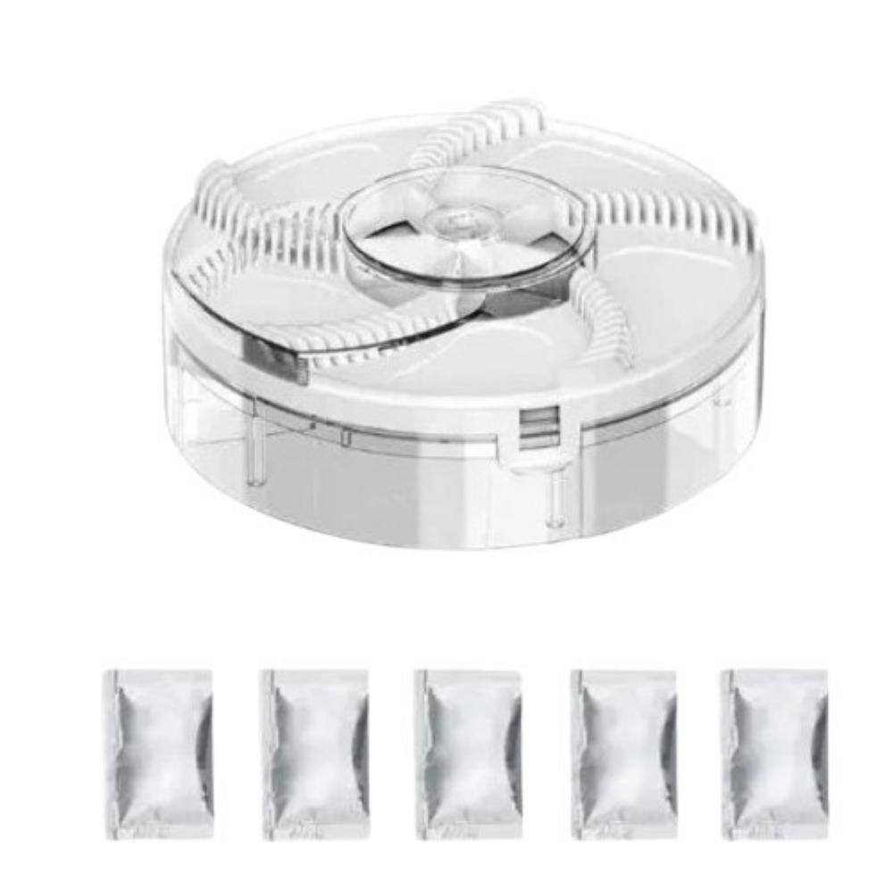 Upgraded USB Indoor/Outdoor Fly Insect Trap with 5-Pcs. Flycatcher Baits Insect Pest Catching Safety Fly Trap White - Hercitys