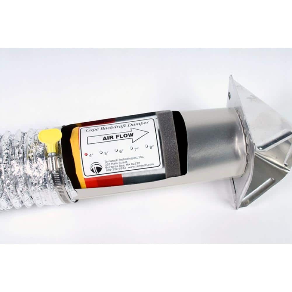 Premium 6 in. Back Draft Damper - Hercitys