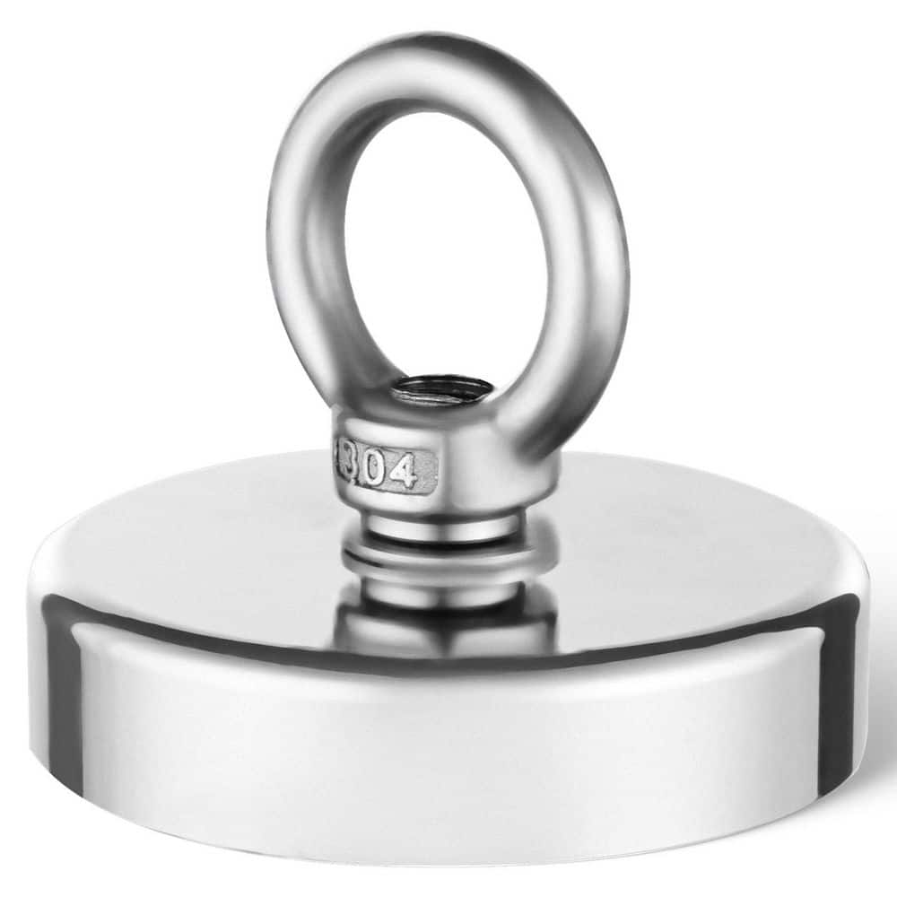Fishing Magnet, 700 lbs. /318 Kg Pulling Force Super Strong Neodymium Fishing Magnet, Rare Earth Magnet - Hercitys