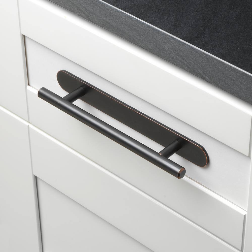 8 in. Rounded Cabinet Backplate 5-1/16 in. Center to Center, 8343-128-ORB - Hercitys