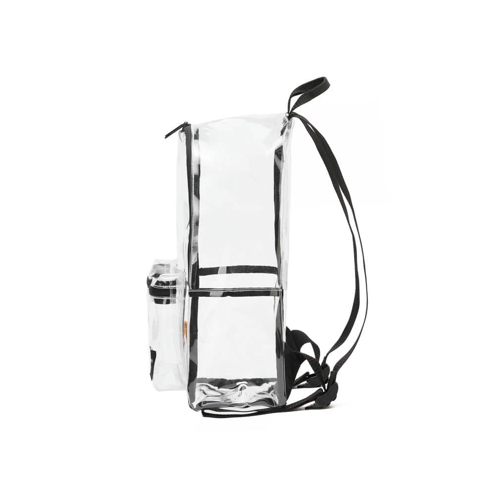 Soft bag , 10 in., 2 pockets, Transparency,100% clear PVC , Backpack, Large capacity ample storage space, Easy clean - Hercitys