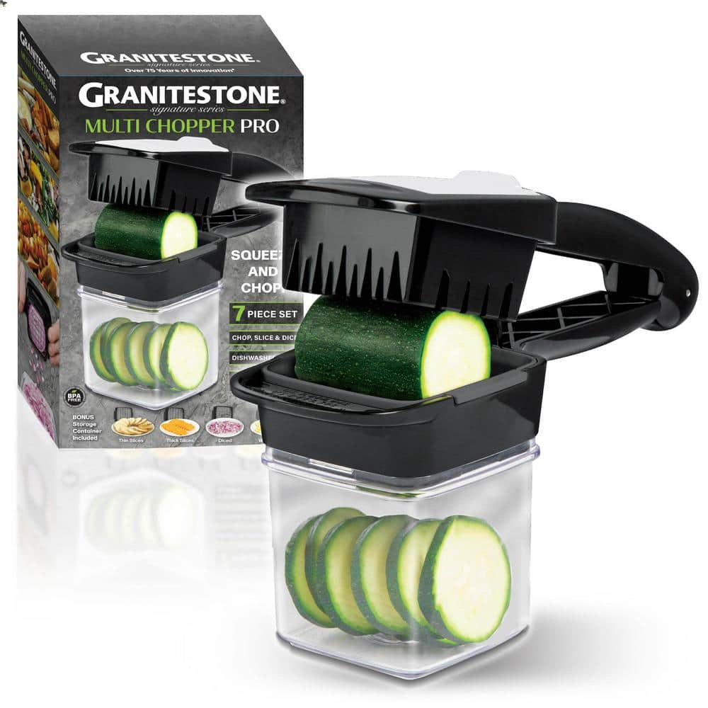 Signature Series Multi Chopper Pro 4-in-1 Compact Portable Handheld Kitchen Chopper Storage Container - Hercitys