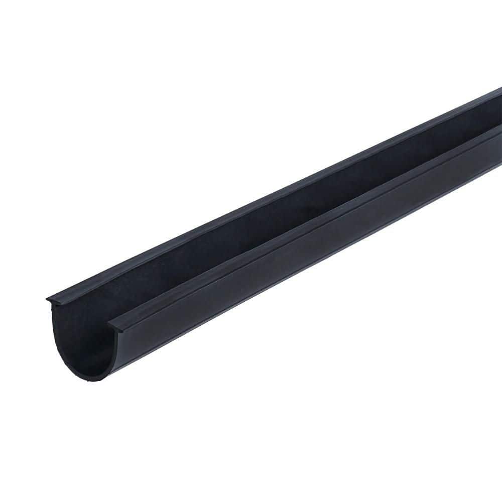 PLATINUM™/FLEX ALLOY® 2.5 in. x 9 ft. Black Vinyl Replacement for Garage Door Weatherstripping - Hercitys