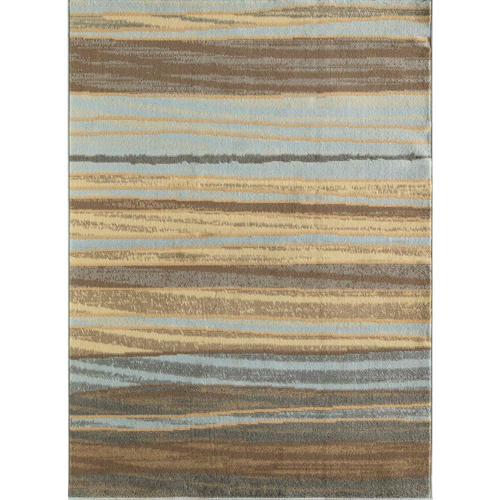 Belfort Xenia Blue 5 ft. x 7 ft. Area Rug - Hercitys
