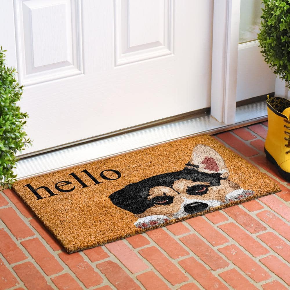 Pembroke Welch Corgi Doormat 24″ x 36″ - Hercitys