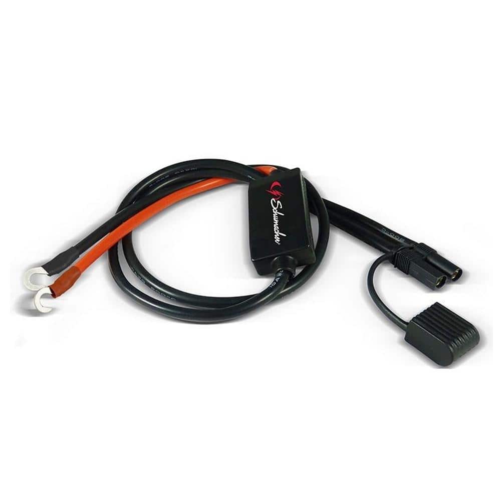 Automotive 25 in., 10-Gauge Jump Starter Cable with Quick Connector, Ideal for Motorcycles and Power Sports - Hercitys