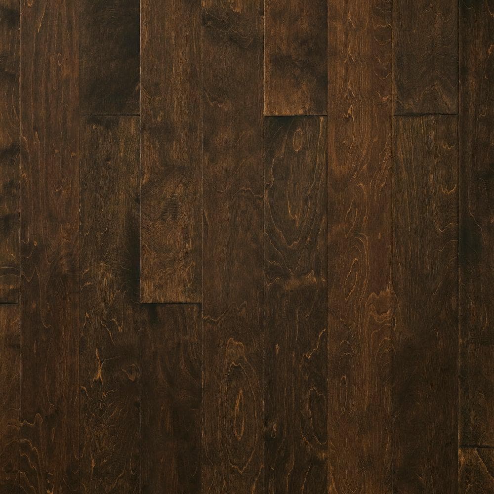 Olde Town Tobacco Birch 0.37 in. T x 5 in. W Hand Scraped Engineered Hardwood Flooring (22.97 sq. ft./case) - Hercitys