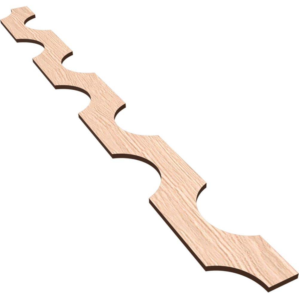 Pomeroy 47 in. H x 0.375 in. W Slatwall Panels in Red Oak 12-Pack - Hercitys