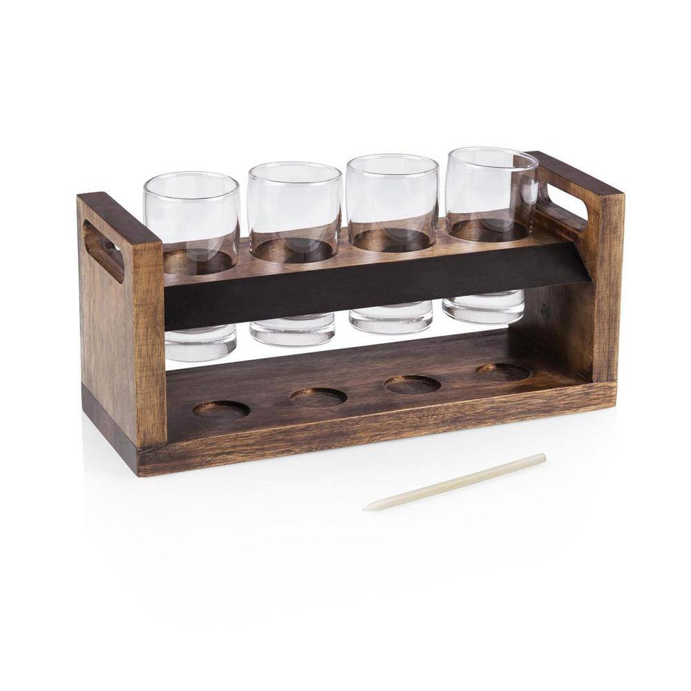 Wood Craft Beer Flight Beverage Sampler - Hercitys