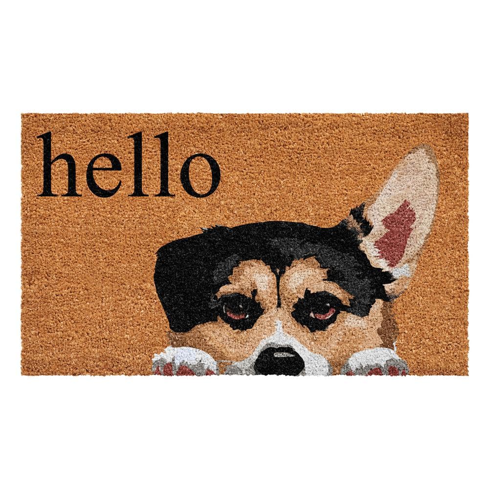 Pembroke Welch Corgi Doormat 24″ x 36″ - Hercitys