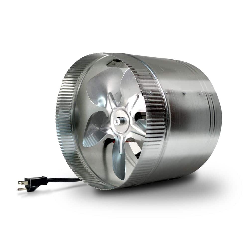 Inductor 10 in. Corded In-Line Duct Fan - Hercitys