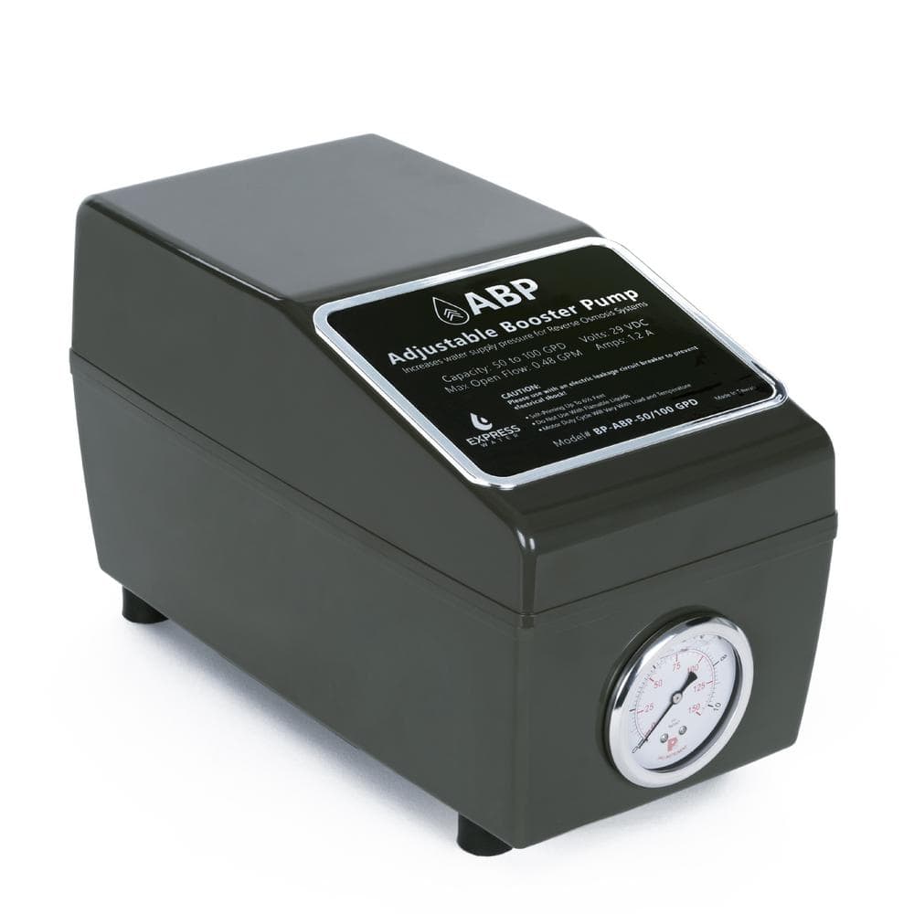 Adjustable Water Booster Pump – Reverse Osmosis Water Filtration System Pressure Booster Pump – 50-100 GPD - Hercitys