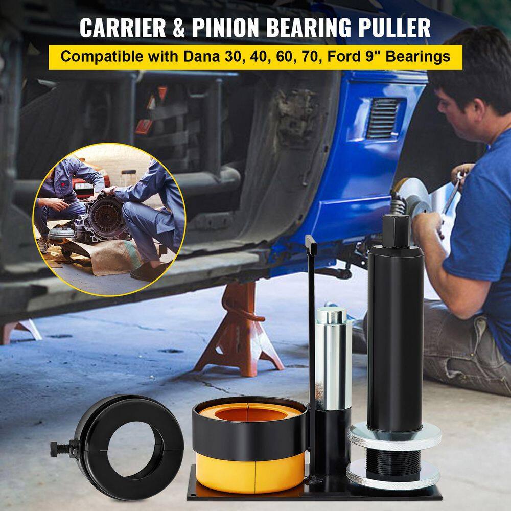Carrier & Pinion Bearing Puller Compatible with Dana 30,40,60,70, Ford 9in. Bearings, Pinion Puller Tool 2 Clamshells - Hercitys