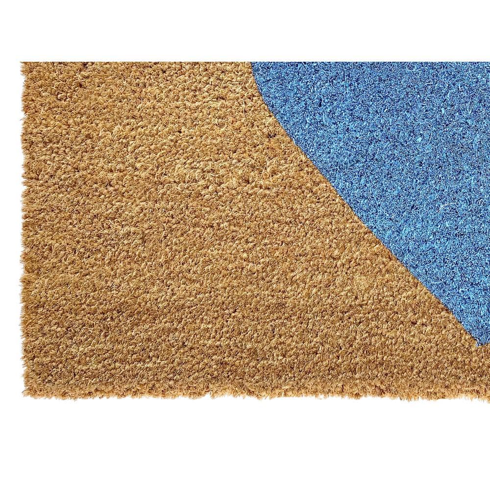 Blue Heart Doormat, 24″ x 36″ - Hercitys