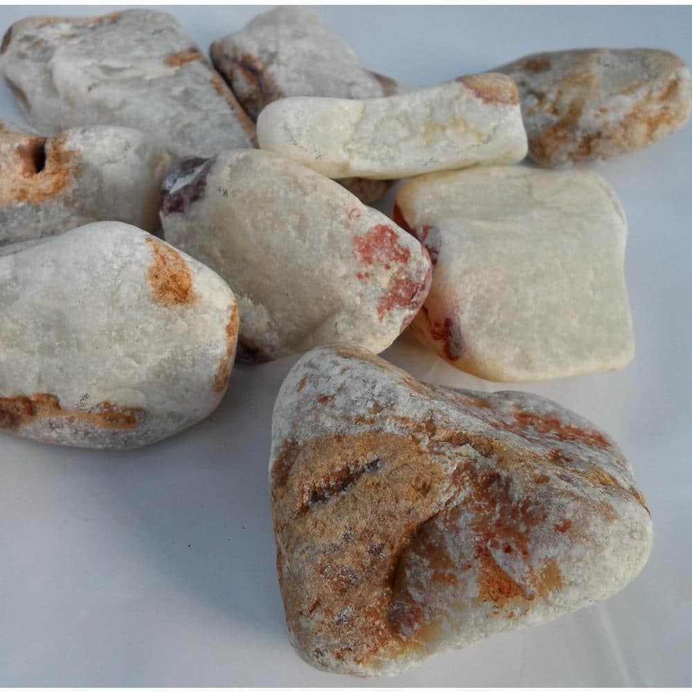 Rock Ranch 0.40 cu. ft. 30 lbs. 3 in. to 5 in. Premium Grade Tumbled Onyx Landscaping Rock - Hercitys