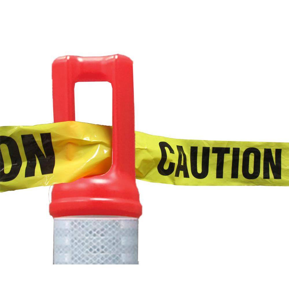 Watchtower Delineator, 33.6 in. H with 12 lb. base and White Reflective Stripes - Hercitys