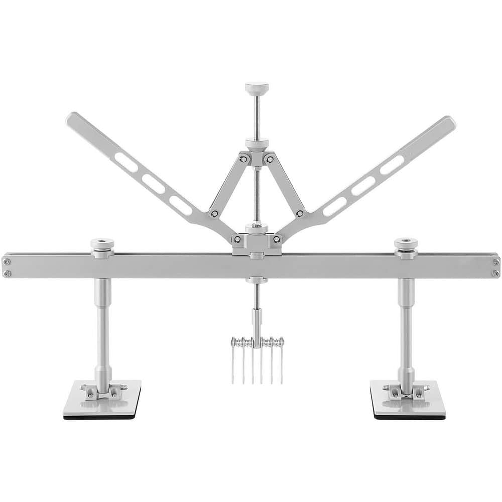 Dent Pull Lever Bar Kit Fit for Both Aluminum and Steel Dent Pulling, 6 Claw Hooks, for Auto Body Repair, (750MM) - Hercitys