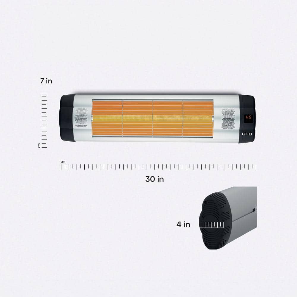 UK-15, Energy Efficient Space Heater, 1500-Watt Room Heater, Beneficial Infrared Technology, Wall Mountable - Hercitys