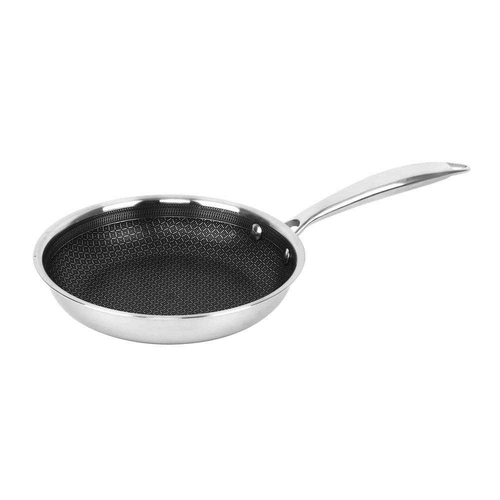8 in. 3-Ply Hybrid Stainless Steel NonStick Frying Pan - Hercitys