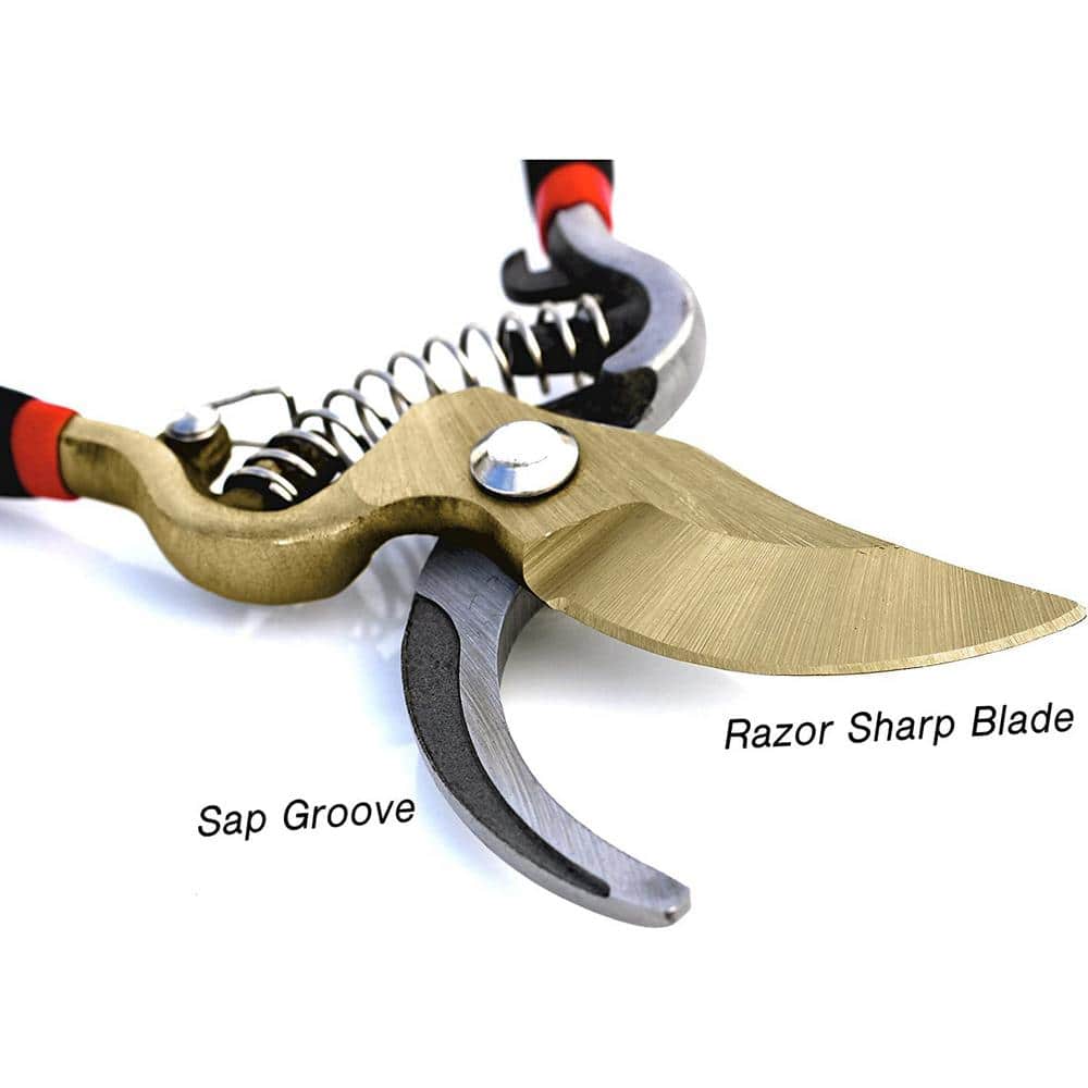 8 in. Titanium Bypass Pruner - Hercitys