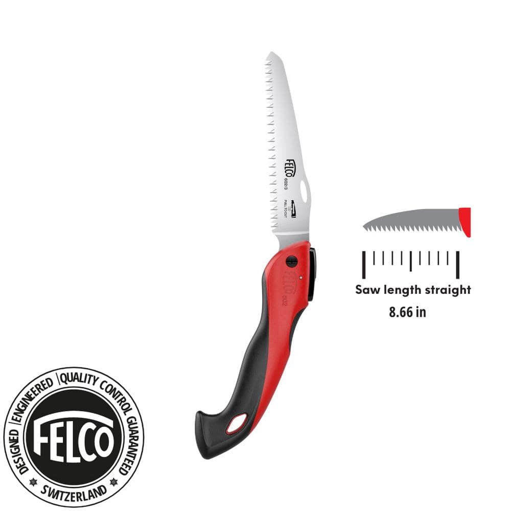 F602 6 in. Folding Pull-Stroke Pruning Saw with Impulse Hardened Steel Blade - Hercitys
