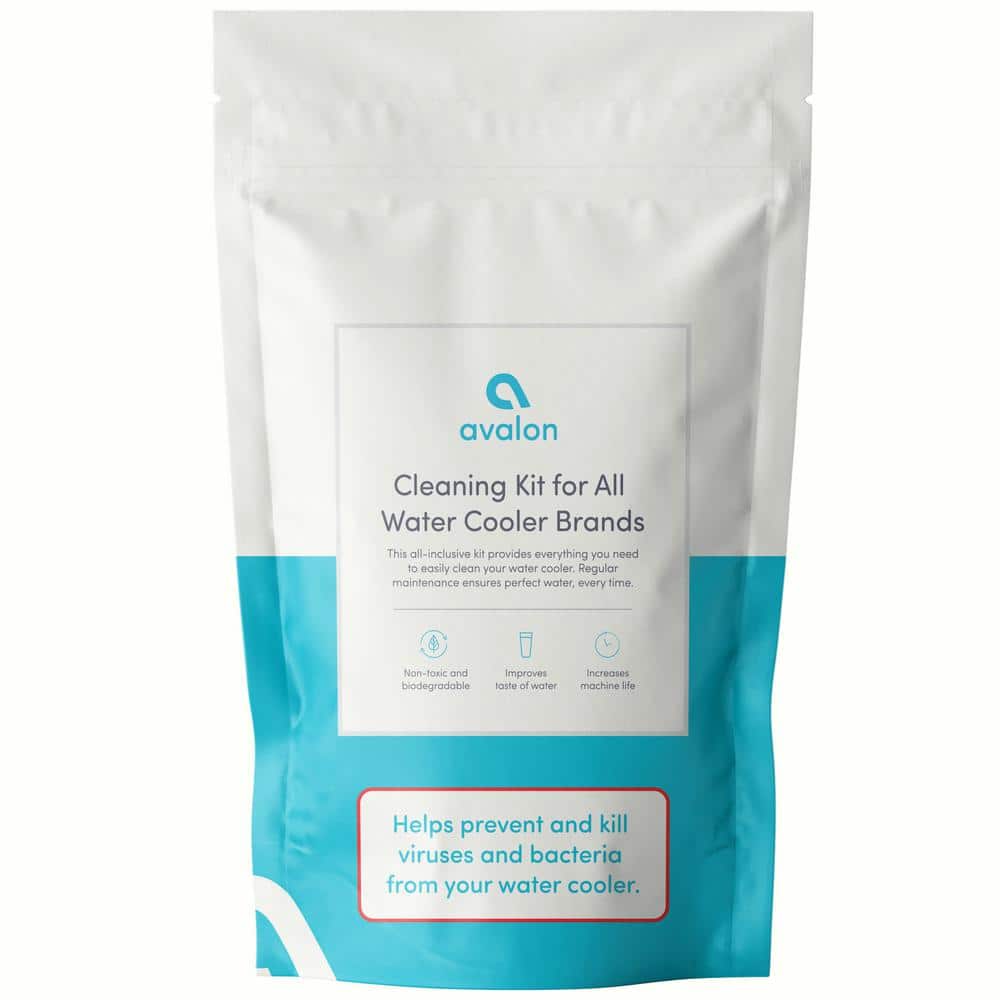 All-Inclusive Cleaning Kit for All Branded Water Coolers, Kill Bacteria and Viruses, Removes Mineral Buildup, Limescale - Hercitys
